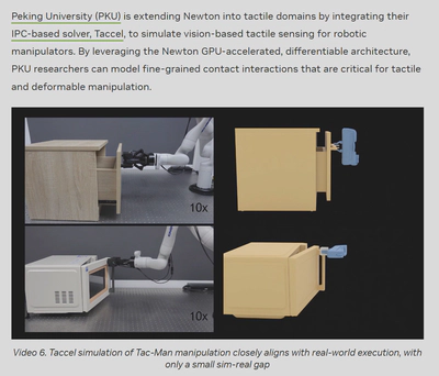 Featured on NVIDIA Tech Blog about Newton Physics