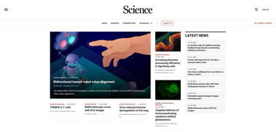 Featured on Science